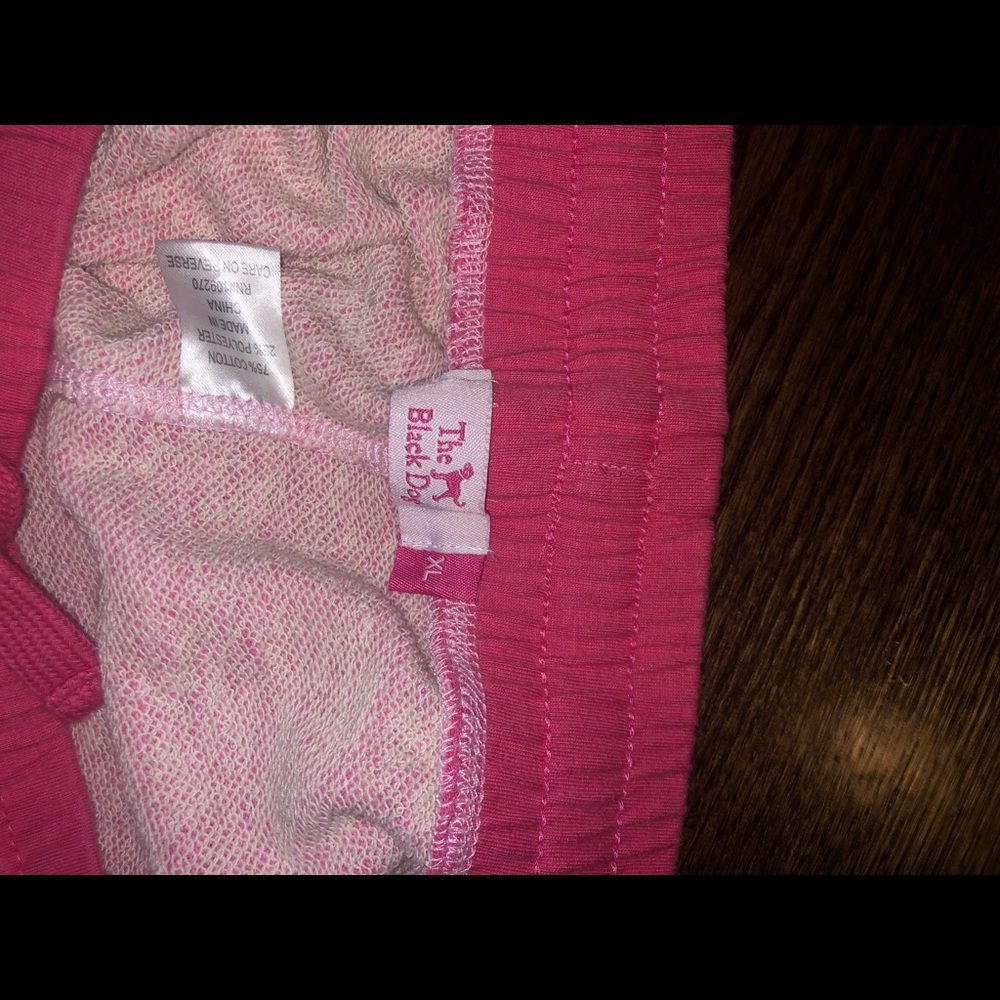 Black Dog Sweat Shorts Pink XL